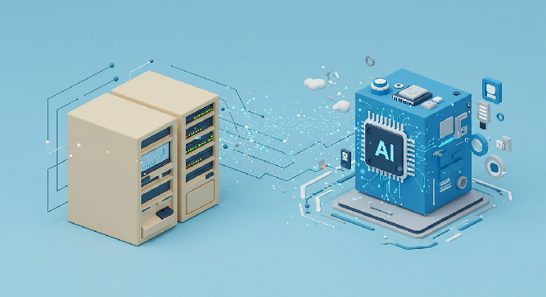 Legacy System AI Integration illustration